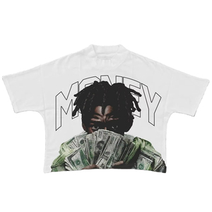 Custom Streetwear Men's Boxy Fit Crop T-Shirt Drop Shoulder Boxy Fit Crop T-Shirt Casual breathable fabric 100% Cotton Boxy Tee - Product Image 2