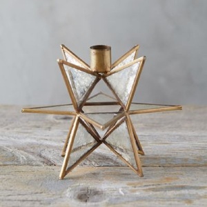 <b>Brass</b> Star Shape <b>Candlestick</b> Holder for Christmas Home Decoration Durable Fancy Design - Product Image 4