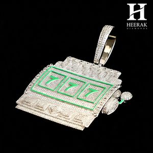 Collar Personalizado de Hip Hop con Dijes de Máquina Tragamonedas, Jackpot, Casino y Lucky 7 para Hombre - Product Image 2