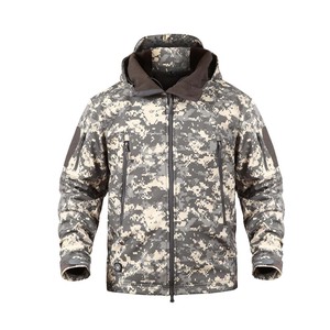 Camo Flag Print Inner Polyester Mesh Hot Sale Winter Vintage Windbreaker Windproof Jacket - Product Image 6