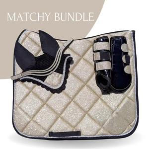 Almohadillas de Silla de Montar Inglesas con Diseño Personalizado, Almohadillas de Silla de Montar de Cristal para Doma, Almohadillas de Silla de Montar de Algodón con Logotipo - Product Image 3