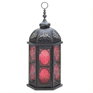 Vintage <b>Lantern</b> <b>Brass</b> <b>Lantern</b> With Floral Cutout Design Durable Home Decoration Candle Holder Centerpiece <b>Lantern</b> - Product Image 4