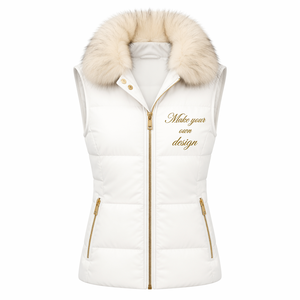 Gilet matelassé de luxe pour femme, entièrement zippé, isolé, coupe moderne, vente en gros, fabricant de vêtements OEM ODM - Product Image 1