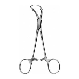 Pinces chirurgicales manuelles courbées de qualité supérieure, à mâchoires à billes en acier de 135 mm, pour instruments médicaux, type Roeder Towel Clamps, certifiées CE - Product Image 3