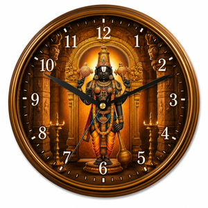 Personalized Luxury Plastic & Glass Wall <b>Clock</b> HD Printed Round Decorative Timepiece Custom Gift for Mother's Day and New Year - Product Image 5