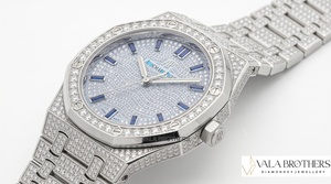 Reloj de Cuarzo Octogonal con Diamantes de 42 mm, Cristal de Zafiro, Cierre Desplegable, Unisex, Deportivo, de Lujo, de Aleación - Product Image 2