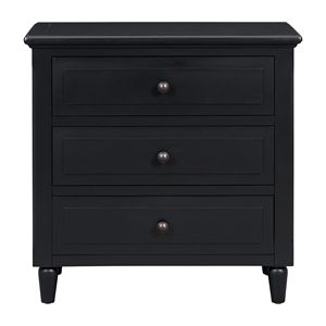 Comodino U_STYLE con 3 cassetti, mobiletto in legno simile a WF297663AAB - Product Image 3