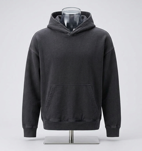 Premium Quality ODM Oversized Pullover Hoodies Men Women Winter Thick Casual Plain Dyed 100% Cotton Embroidered Beaded - Product Image 1