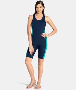 One-Piece <b>Swimsuit</b> Boyleg <b>SwimSuit</b> Design Your Own Print Swimwear One Piece <b>Swimsuit</b> Fitness Sports Ocean Blue Suit - Product Image 2