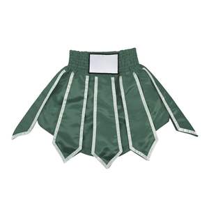 Compre Falda de Muay Thai Verde Oscuro de Alta Calidad, Diseño Personalizado para Entrenamiento de Artes Marciales, Ropa de Combate, Pantalones Cortos de MMA - Product Image 1