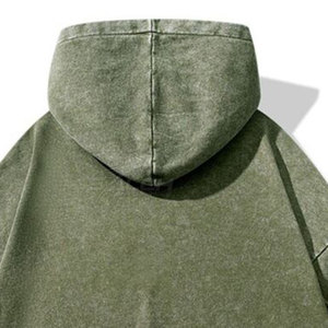 Sweats à capuche délavés confortables, basiques et élégants, en tissu durable avec intérieur doux - Product Image 5