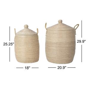 Handmade <b>Woven</b> <b>Basket</b> for Home Storage Natural Organizer for Shelf and Laundry Use Wholesale Supplier - Product Image 2
