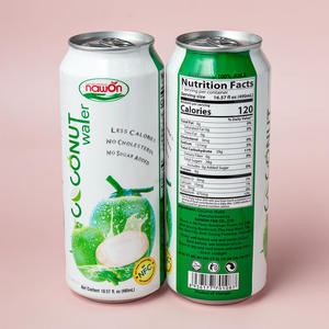 Bebida de Agua de Coco Pura de Vietnam, 16.5 Onzas Líquidas, Bebidas de Coco Enlatadas, Exportador, OEM/ODM, Muestra Gratuita, Marca Privada, Bebidas de Agua de Coco - Product Image 3