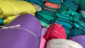 ผ้าฝ้ายนำเข้าคุณภาพสูง เนื้อผ้าน้ำหนักเบา นุ่มสบาย เหมาะสำหรับนักออกแบบแฟชั่น ชุดเดรส เสื้อเชิ้ต และเสื้อผ้าพื้นเมือง - Product Image 4