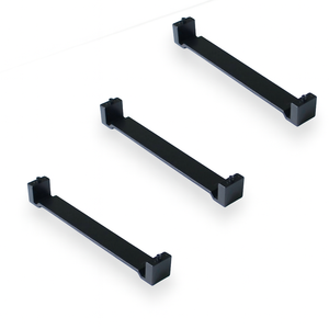 Factory Price Zinc Alloy Cabinet Handle Modern Minimalist Matte <b>Black</b> Drawer Pulls for Kitchen Bathroom Nightstands Furniture - Product Image 3