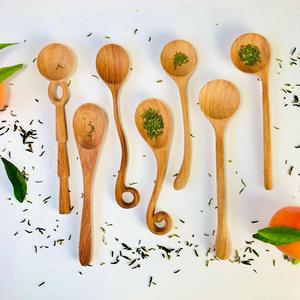 Cuchara de Té de Madera Ligera, Cuchara para Café, Té y Azúcar de Madera Natural, Utensilio de Cocina Ecológico - Product Image 2