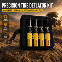 Válvula Desinfladora de Neumáticos Portátil MAISOON, Válvula de Alivio de Presión Universal para Vehículos Todoterreno, para Jugar en la Arena del Desierto, Caja de Color Personalizada