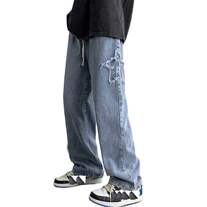Jeans de Mezclilla para Hombre, Corte Slim Fit, Pierna Recta, Lavado a la Piedra, Cintura Media, Algodón, Estilo Casual, para Otoño, Precio de Mayoreo de Twin City - Product Image 3