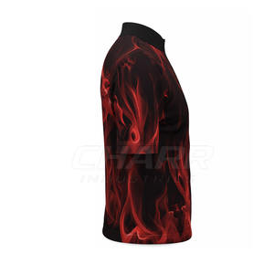 Maillot de bowling pour adulte 100% polyester respirant, grande taille, logo personnalisé, couleur unie, pour équipe sportive - Product Image 4