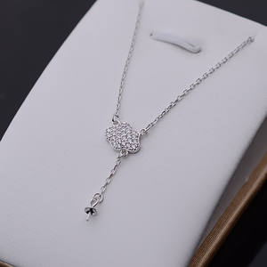 Collar con Colgante de Nube de Plata S925 para Mujer, Versátil, con Cadena de 7-13 cm y Accesorios de Cadena de Perlas DIY, Moderno, Modelo 291 - Product Image 4