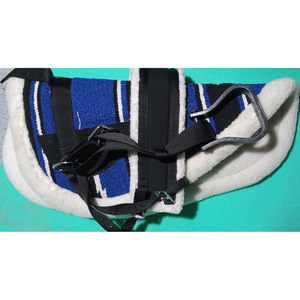 À VENDRE HORSE BAREBACK PAD SET PP circonférence et étriers en plastique COULEUR NOIR EN DOLLAR 8 CARTE DE CRÉDIT ACCEPTER LA TAILLE pleine cob Shetland - Product Image 5