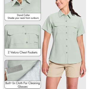 Camisetas de pesca para mujer, producto muy demandado, estilo moderno y elegante, talla flexible y personalizada, impresión de logotipo. - Product Image 5