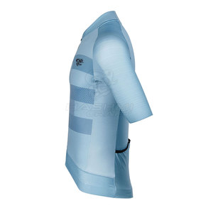 Maillot de Ciclismo de Manga Corta de Ajuste Avanzado para una Mayor Velocidad, con Cintura Elástica y Diseño de Cremallera Oculta Suave - Product Image 3