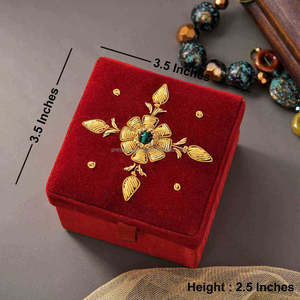 Customized Cardboard Luxury Butterfly Jewelry Box Magnetic Snap Closure Wedding Bridal Gift <b>Ring</b> <b>Storage</b> Organizer Case ARTISTRY - Product Image 5