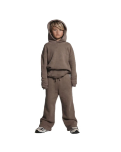 Children Stacking Sweatsuits High Quality 2 Piece Kids Flared Jogger Tracksuits <b>Set</b> Thick Warm Hoodie <b>Sweatpants</b> <b>Set</b> - Product Image 4