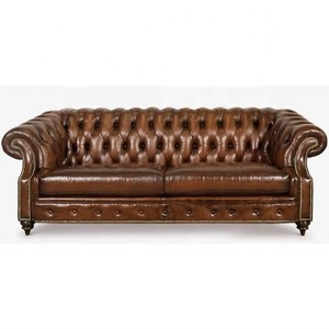 Wholesale Club Couch Luxury European Design Leather Comfortable <b>Sofa</b> Set| Furniture Manufacturer for Importers | MOQ 10 PC - Product Image 1