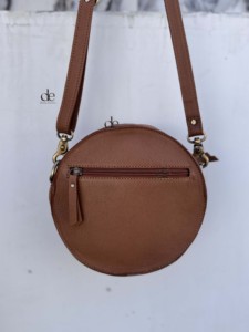 Nuevo Bolso Redondo de Cuero con Diseño Artesanal, Estilo Bohemio, de Piel de Vaca, Hecho a Mano, Estilo Occidental, Multiusos - Product Image 4