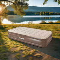 Matelas pneumatique en PVC certifié BSCI, taille Queen, design moderne, pliable, épaisseur >30 cm, pour école, parc, chambre, hôpital, extérieur, maison