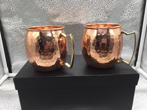 Venta al por Mayor de Tazas de Cerveza Más Vendidas, Tazas de Cobre Moscow Mule, Vasos de Bar Hechos a Mano, Material Metálico de Larga Duración - Product Image 1
