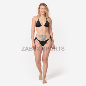 Trajes de Baño ZABEX SPORTS, Fabricante de Bikinis de Dos Piezas Transpirables Personalizados para Mujer con Decoración de Logotipo Frontal - Product Image 2