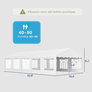 Carpa para Bodas y Fiestas para Eventos al Aire Libre, Refugio Portátil con Excelente Visibilidad y Durabilidad - Product Image 3