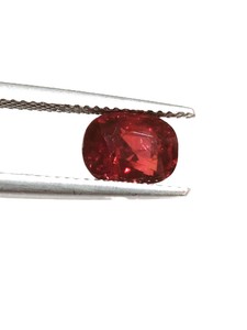 Rubis naturel du Mozambique (non chauffé) en corindon, pierre précieuse de qualité supérieure, taille ovale, pour la fabrication de bagues ou de pendentifs (usage astrologique) - Product Image 1