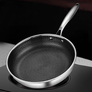 Sartén para freír huevos fritos y filetes, de aluminio y acero de tres capas, sartén de acero inoxidable 304 - Product Image 6