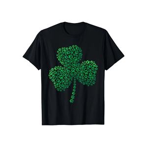 T-shirt pour femme, coupe classique, vert olive, imprimé, col rond, manches courtes, coton doux, pour tous les jours - Product Image 3