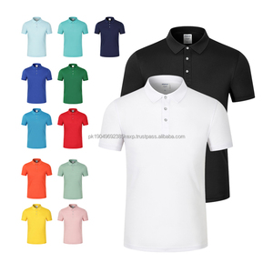 Camiseta Polo Personalizada con Logotipo, de Alta Calidad, Transpirable, Lisa, en Blanco, Bordada, para Hombre, de Golf, de Poliéster - Product Image 1