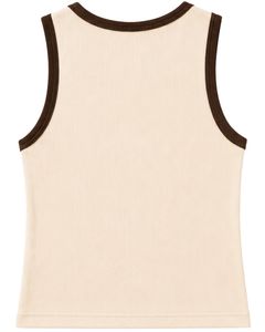 Manufacturer Custom <b>White</b> Ribbed Cotton <b>Men</b> Tank Top Sleeveless Casual Slim Fit Summer Gym <b>Vest</b> Contrast Trim Custom Wear Top - Product Image 2