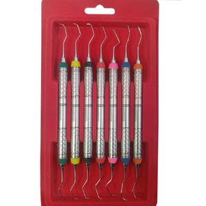 Offre Spéciale – Curettes Dentaires Gracey en Acier Inoxydable de Qualité Supérieure, 7 Pièces, Manche Creux, Poignée Ergonomique Manuelle, Argent, Classe I - Product Image 6