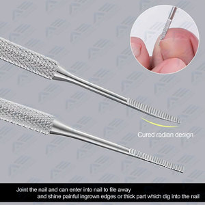 Kit d'outils de manucure et pédicure, lime à ongles double face avec étiquette personnalisée, lime à ongles de qualité supérieure, outils de beauté - Product Image 3