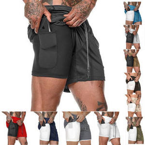 Pantalones Cortos Deportivos 2 en 1 para Hombre, de Doble Capa, Ligeros, de Secado Rápido, para Entrenamiento Físico - Product Image 5