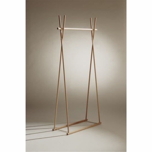 Expositor de Ropa de Lujo en Metal Dorado, Organizador de Ropa Ondulado, Soporte para Colgar Ropa, Exhibidor para Mostrador de Tienda o Boutique - Product Image 4