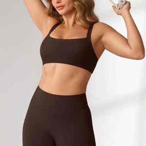 Producto más vendido a precio económico, sujetador deportivo para mujer, marca privada, logotipo personalizado, sujetador deportivo para damas. - Product Image 3