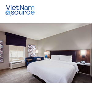 Luxe 5 étoiles CaseGoods King Size Lit Armoire Design Moderne Style Concis OEM ODM Solide Hampton Projet pour Hôtel Chambre Ensembles - Product Image 3