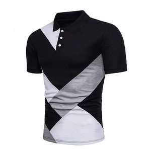 Polo d'été pour homme, nouvelle collection, marque tendance, design personnalisé, 100 % coton, chemises de golf, tissu tricoté uni de haute qualité, vente en gros - Product Image 3