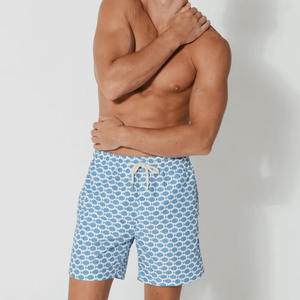 Shorts de Baño para Hombre de Secado Rápido, Impermeables, Antiarrugas, Transpirables, con Bolsillos, Cintura Ajustable con Cordón, Malla Interior - Product Image 6