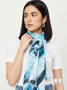 Digital Printed Long <b>Scarf</b> Soft Fabric Fashion Head <b>Scarf</b> Private Label White Label OEM ODM Manufacturer - Product Image 6