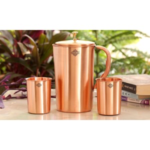 Top Best Selling Copper Tea <b>Mug</b> with Lid <b>Vintage</b> Rose Gold Straight Tumbler Cup for Hot Beverages Copper Jug For Home & Kitchen - Product Image 2